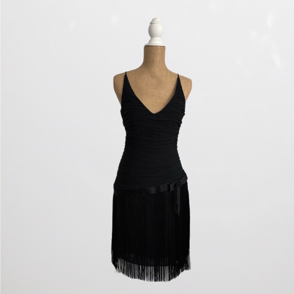 Kay Unger Black Mini Dress